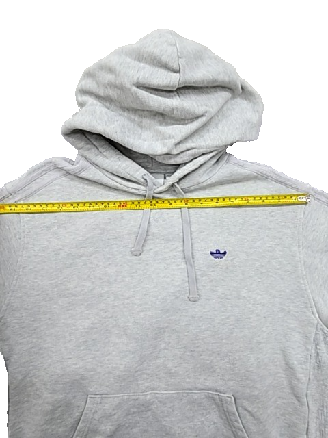 Adidas Originals Men's M Grey Heather Pullover Hoodie Fleece