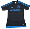 Adidas Men's Black T-Shirt – Size S, Striped, Short Sleeve