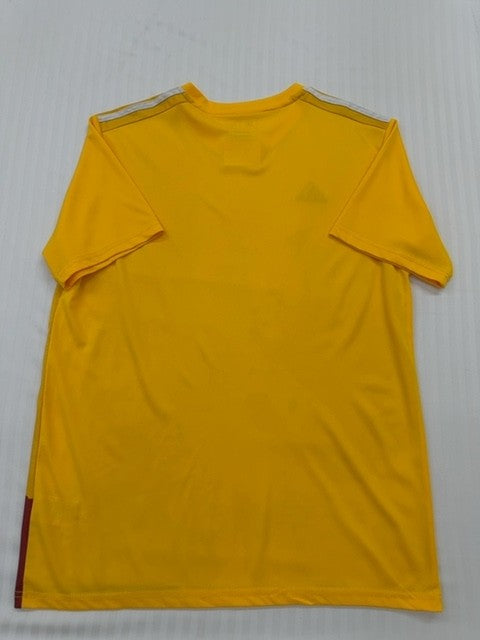 Adidas Men's Yellow Jersey – Size 2XL, Print print Print One-off, Graphic