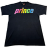 Rainbow Unisex Black T-Shirt – Size M, With Prince Prince Brand, Graphic