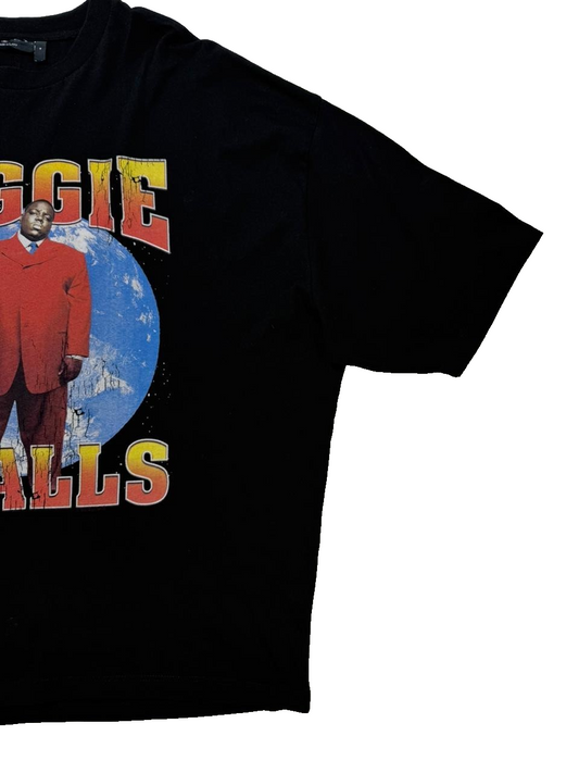 Unverified Brand Men's T-Shirt – Size M, Notorious Big Biggie Planet, Graphic