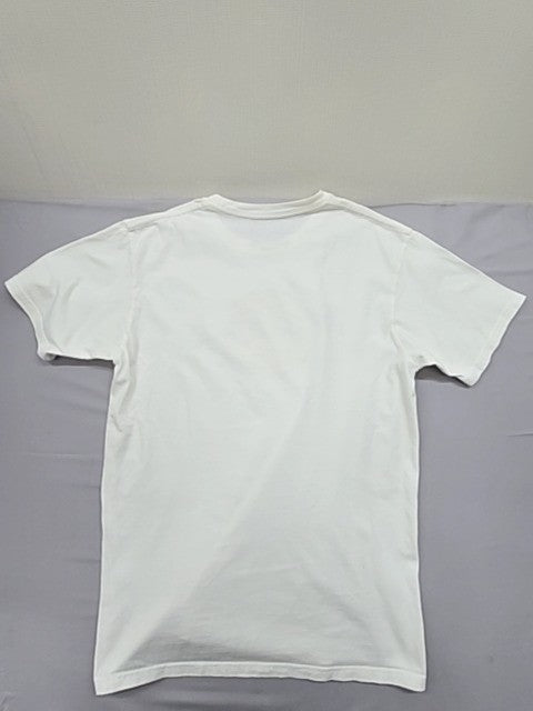 Hard Rock Cafe Men's White T-Shirt – Size M, Short Sleeve, Cotton
