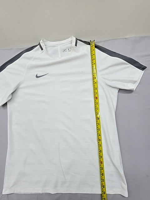 Nike Men's XL White Dri-FIT Soccer Jersey Slim Fit Poly