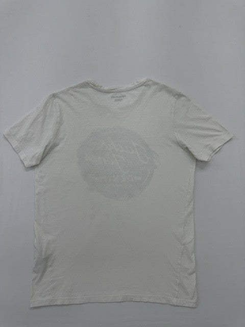 Jack & Jones Men White T-Shirt size L product image 2