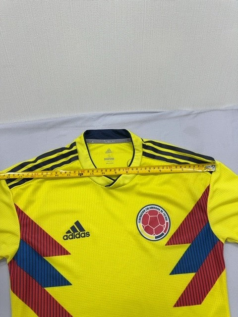 Adidas Colombia National Team Yellow Jersey S Climacool Short Sleeve