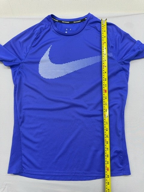 Nike Dri-FIT Men's Royal Blue Graphic T-Shirt S Dri-FIT Reflective Swoosh