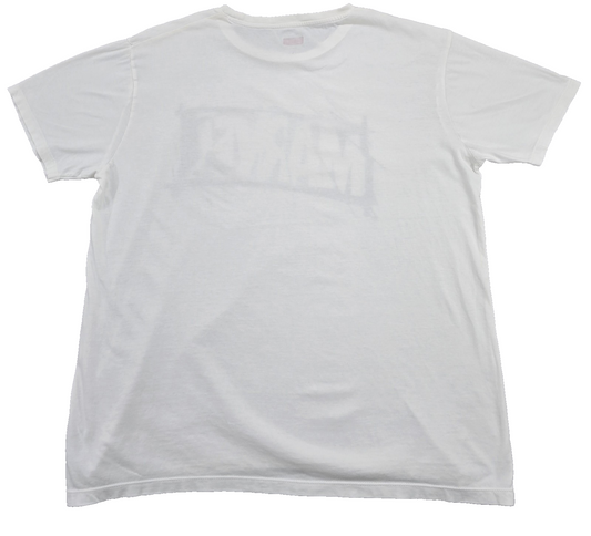 Marvel Graffiti Crew Neck T-Shirt White Cotton Size L