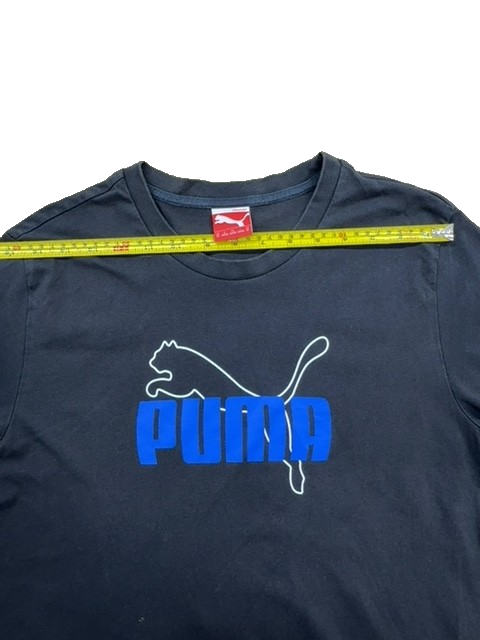 Puma Grey Crewneck Short Sleeve T-Shirt Men's M Sportslifestyle