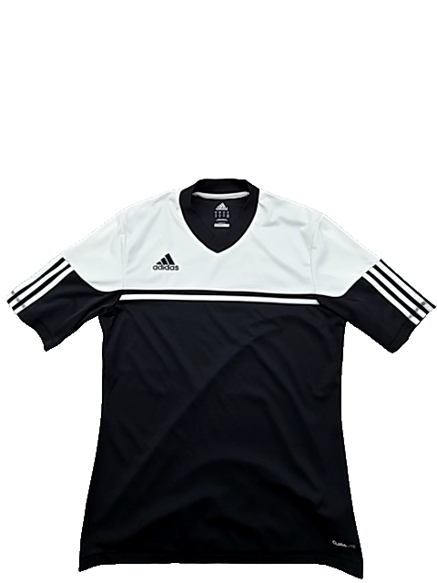 Adidas Men's Black Jersey – Size M, V- RB9576 rb9576 V, Striped