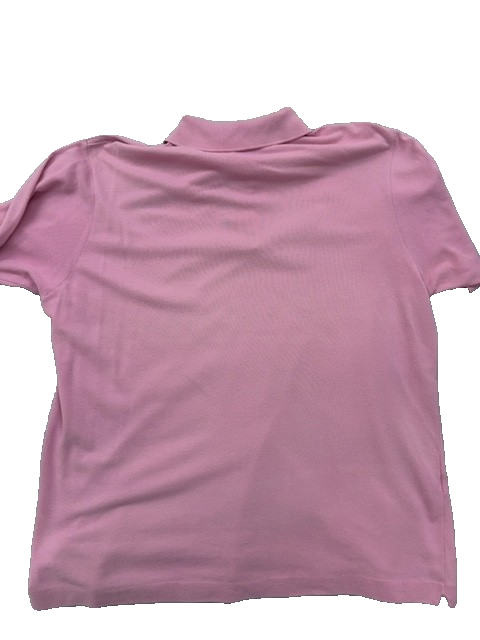 Vintage Lacoste Men's Pink Polo Shirt – Size 6, Slim Fit, Short Sleeve