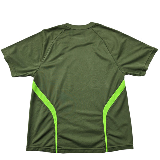Nike Men's Green Top – Size L, Colorblock