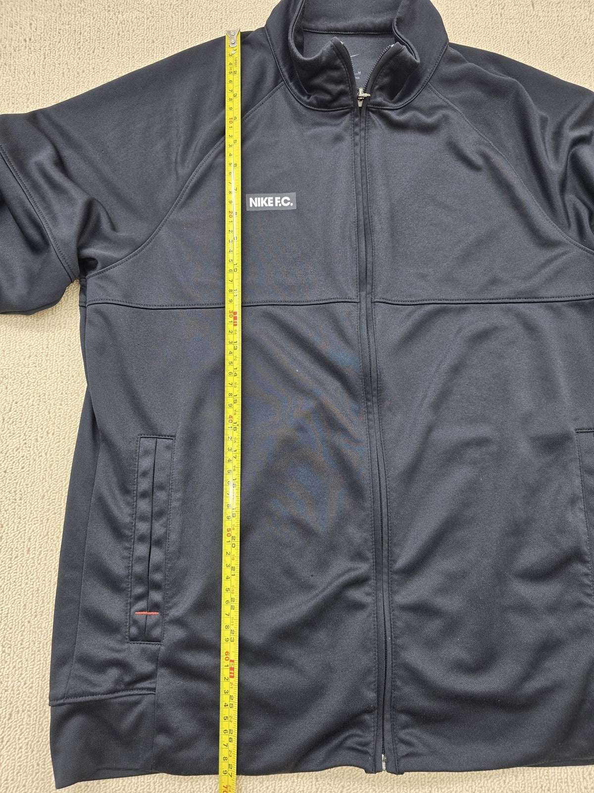 Nike Chelsea FC Total 90 Track Jacket Men's M Black Soccer Thailand