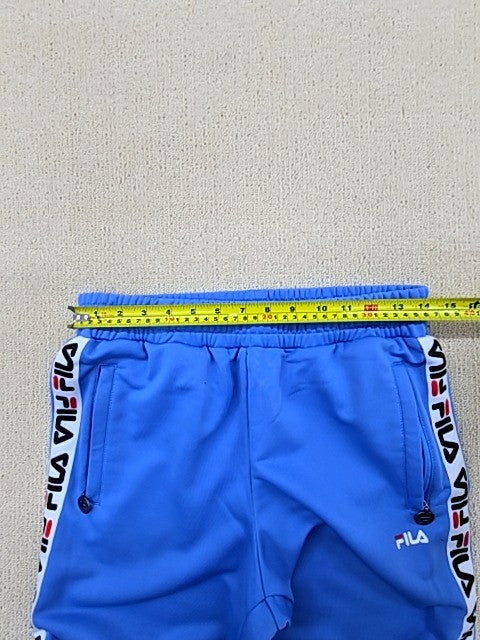 Fila Men's Blue Track Pants Size S 100% Polyester