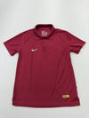 Nike Boys Maroon AeroSwift Quick Dry Polo Shirt Big Kid Size S