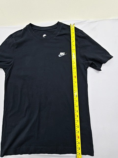 Nike Men's Black Short Sleeve T-Shirt Size S 100% Cotton Swoosh