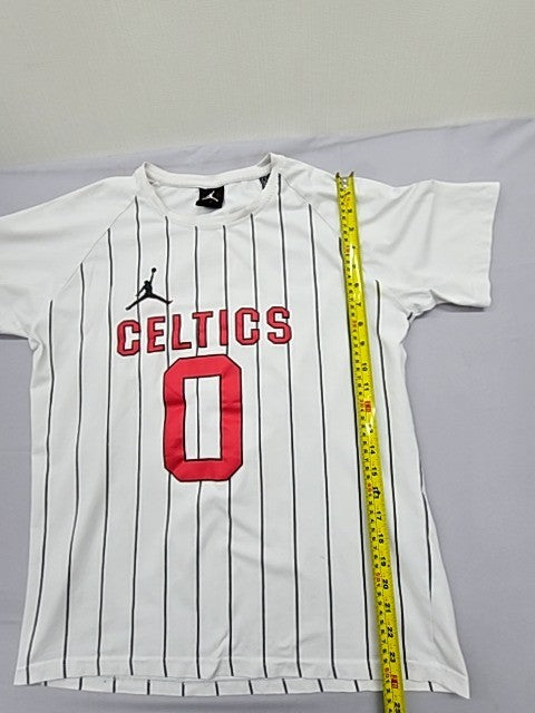 Jordan NBA Swingman Jersey White Striped XL Men's Short Sleeve
