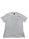 Lamborghini Men's White T-Shirt – Size XXL, Short Sleeve, Crew Neck