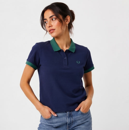 Fred Perry Women's Multicolor Polo Shirt – Size S, Embroidered