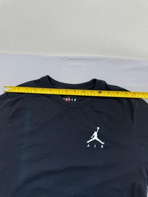 Jordan XL Black Oversized Cotton T-Shirt Jumpman Logo Crewneck