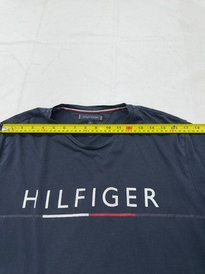 Tommy Hilfiger Men's Navy XL Organic Cotton Short Sleeve Crew T-Shirt