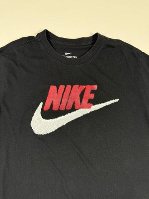 Nike Men's Black The Nike Tee T-Shirt M Short Sleeve Crew Neck Logo