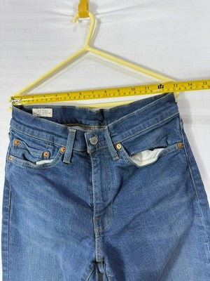 Levi's 511 Slim Fit Men's Jeans W31 L32 Dark Blue Denim Stretch