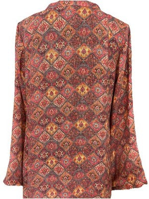 Beautiful Printed Long Maxi Dress Size Large
