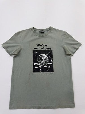 Diesel Men Gray T-Shirt size L product image 1