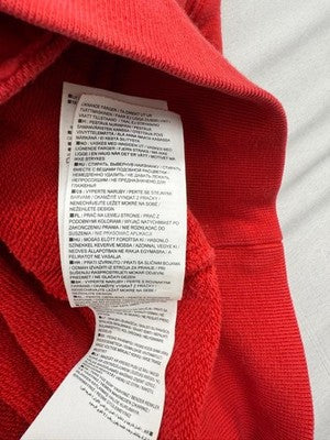 Nike Kobe Bryant Red Crewneck Sweatshirt Men's L Fleece Long Sleeve