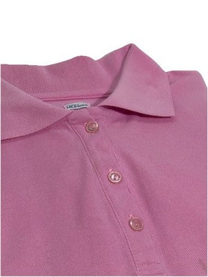 Tommy Hilfiger Men's Golf Polo Shirt L Classic Pink Cotton Short Sleeve Casual
