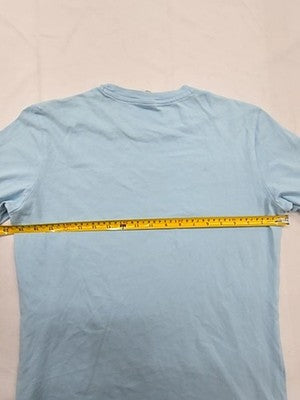 Champion Light Blue Small Short Sleeve Crewneck Logo T-Shirt Unisex