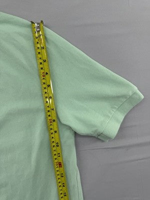 Kappa Green Polo Shirt M Short Sleeve Cotton Button Unisex