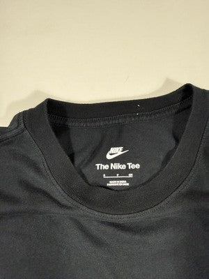 Nike Men's Black Graphic Print Short Sleeve Crew Neck T-Shirt Size S