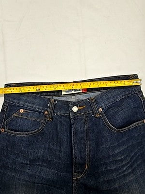 Levi's 501 Original Fit Straight Leg Jeans 33x32 Dark Wash