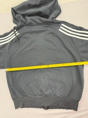 Adidas TCU Horned Frogs Black Full Zip Fleece Hoodie M