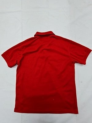 Lacoste Men's Red Polo Shirt – Size 5, Short Sleeve, Cotton