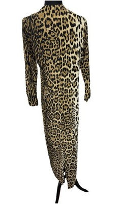Zara BNWT Leopard Zw Collection Animal Print Dress Women's Size XS Fashion Midi