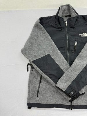 The North Face Men's M Grey/Black Heavyweight Full Zip Fleece Jacket