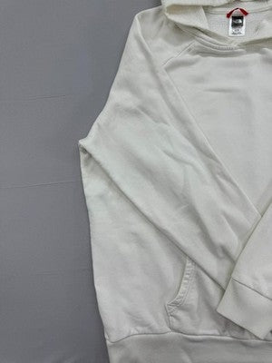 The North Face Men's White Cotton Pullover Hoodie XL Regular Long Sleeve