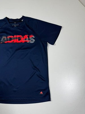 Adidas Men's Climalite Navy Blue Crew Neck Short Sleeve T-Shirt XL