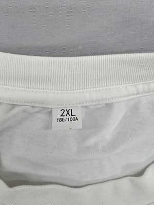 Nike Men's 2XL White Swoosh Sportswear Cotton T-Shirt Short Sleeve