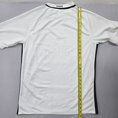 Nike PSG Paris Saint-Germain White Soccer Jersey Men's L Dri-FIT