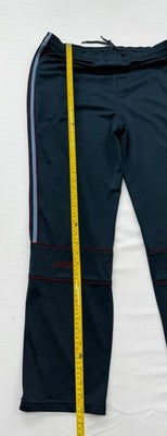 Adidas Men's Navy 3-Stripes Track Pants M Vintage Relaxed