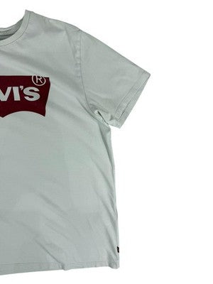 Levi's XL Grey Men's Short Sleeve Graphic Cotton T-Shirt Crewneck
