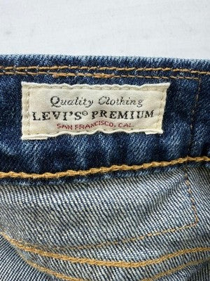 Levi's 512 Slim Taper Jeans Men W34 L32 Dark Wash Stretch