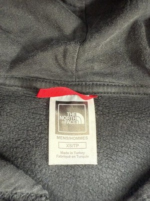 The North Face Men's Grey Pullover Hoodie XS Cotton Blend