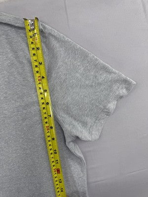 Tommy Hilfiger Men's XL Grey V-Neck Graphic Short Sleeve Cotton T-Shirt