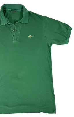 Lacoste Men's Green Polo Shirt Classic Fit Short Sleeve Cotton Size 4