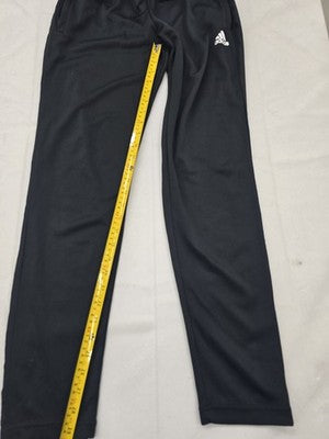 Adidas Black Track Pants Men's M Drawstring Regular