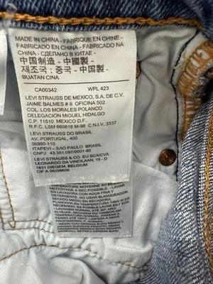 Levi's 501 Straight Jeans Women S Medium Blue